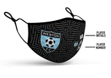 Weston FC Mask - With Initials and Number